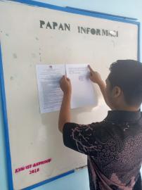 Pengumuman Pendaftaran Pantarlih Kalurahan Kemadang